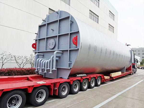 宁夏项目-14MW燃气热载体炉发货现场