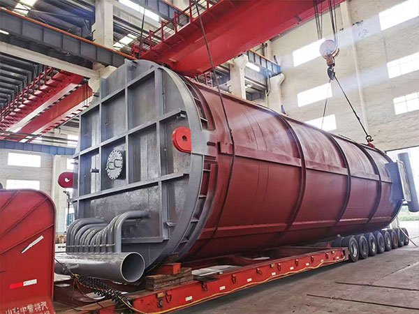 浙江项目-25MW燃气热载体炉发货现场