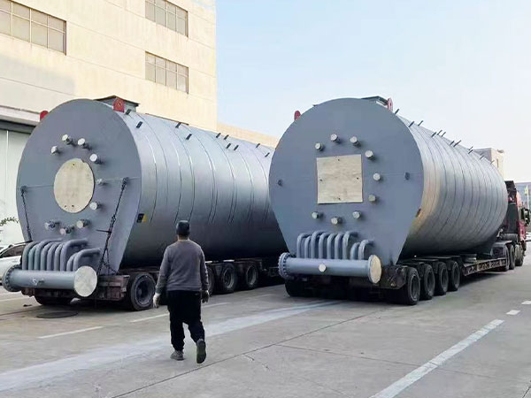 中石化项目-2台18MW燃气热载体炉发货现场