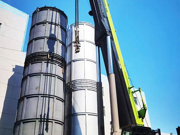 西部化工项目-35MW燃气炉生产制造现场